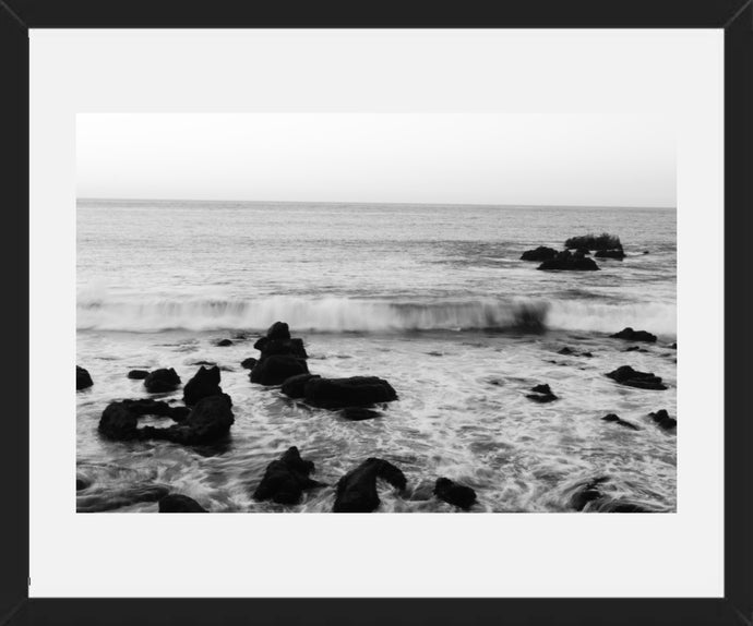 Cuadro Olas blanco y negro