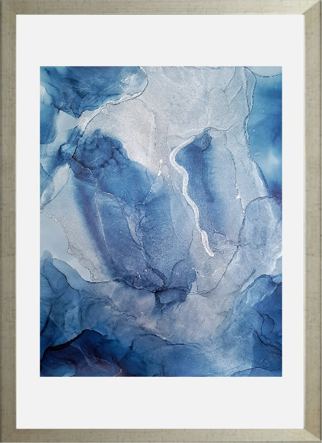 Cuadro azul plata 1