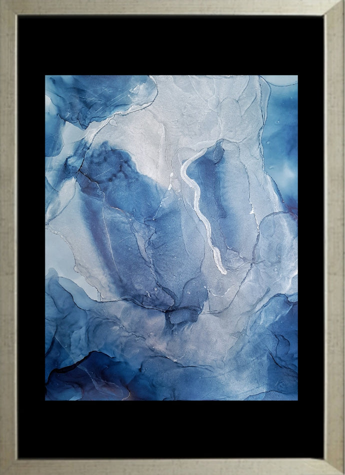 Cuadro azul plata 2